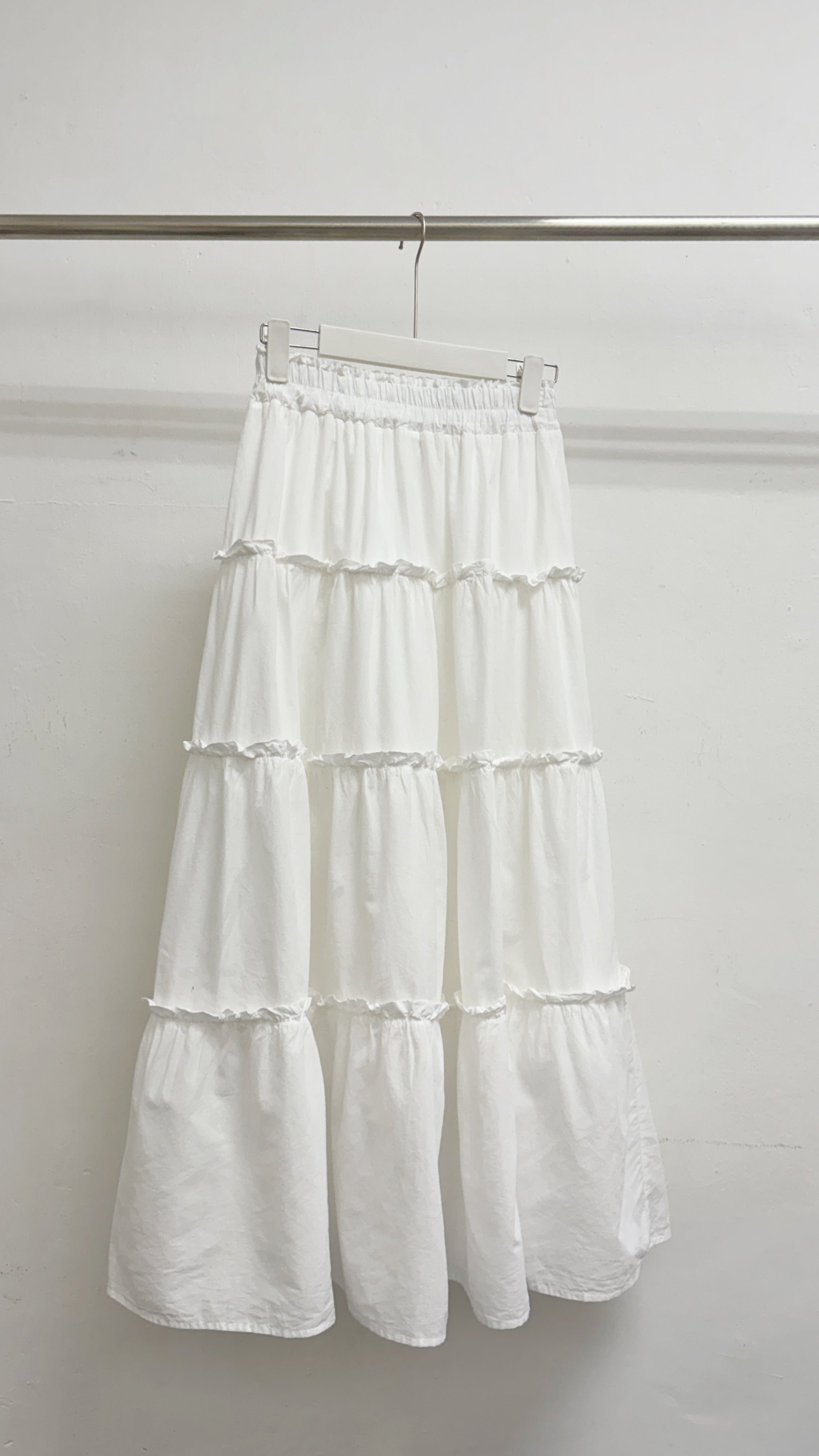 百搭ruffle邊半身裙