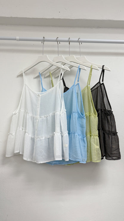 透透格紋外搭丨4 col