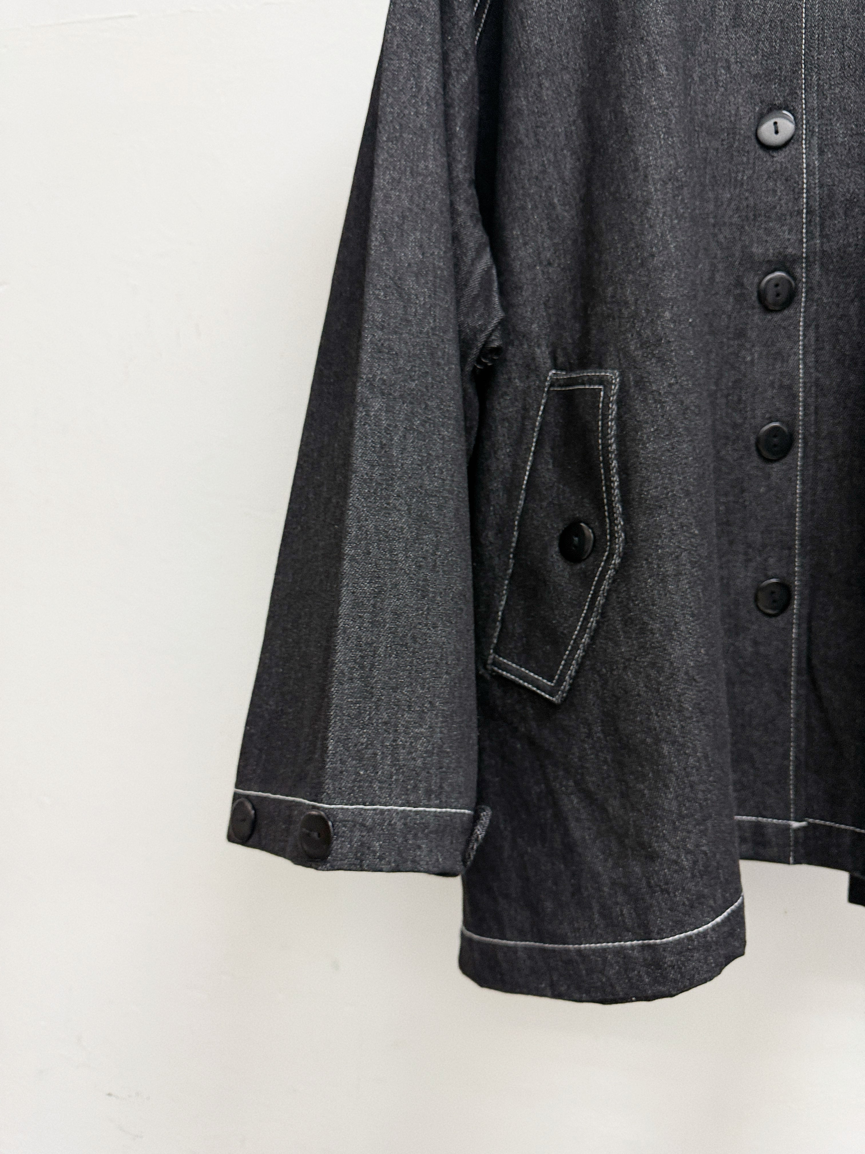 【新品優惠】明線牛仔闊型外套