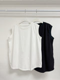 basic圓領包邊背心丨2 col