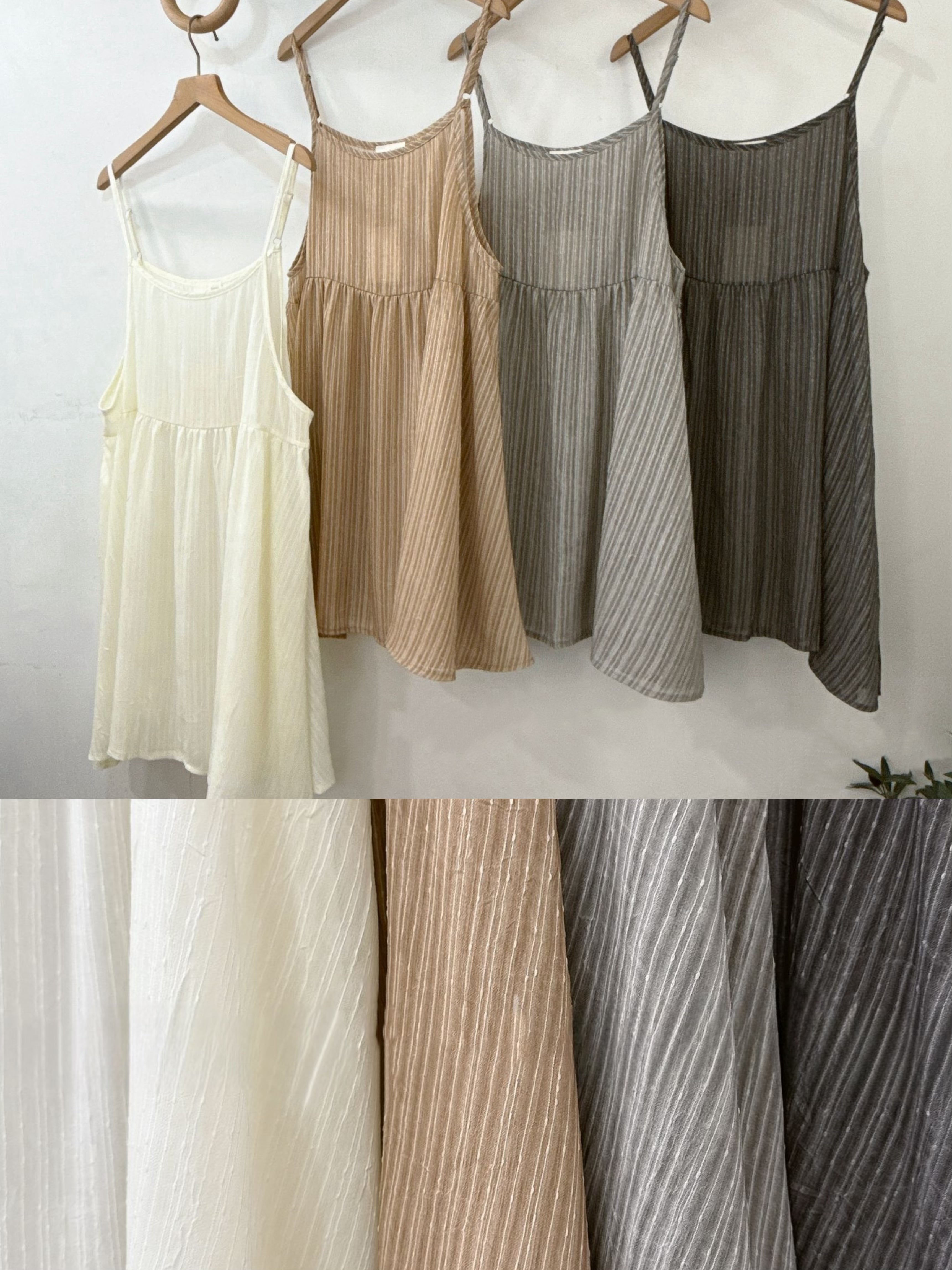 點點直紋半透外搭丨4 col